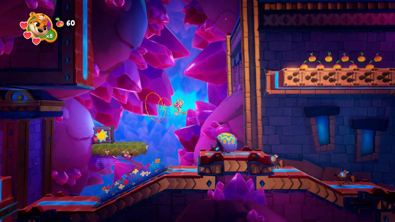[14/12/2021] Die drei Spielwelten sehen gut aus und warten mit besonderen Gameplay-Elementen auf. Dieses Bild zeigt den letzten Abschnitt: den Tempel.