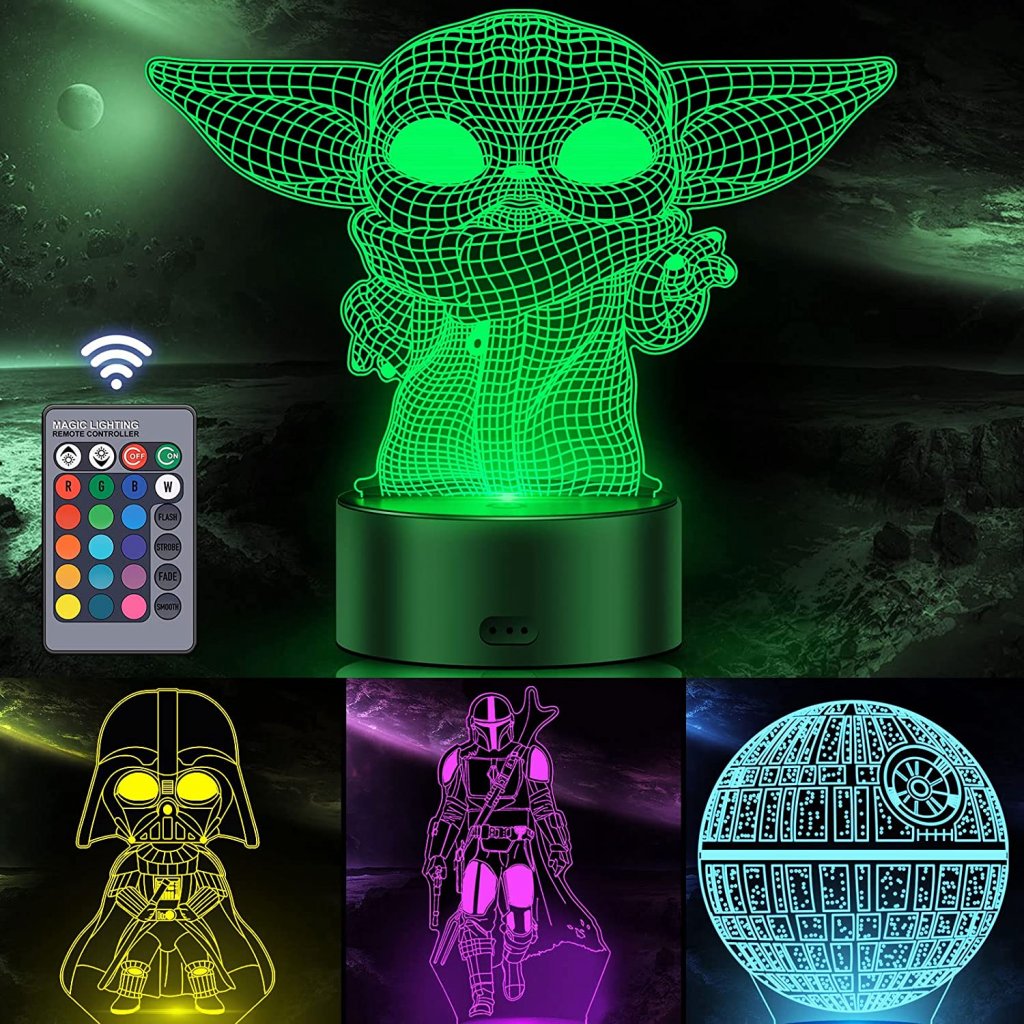 [26/01/2022] 3D-Nachtlicht im Star Wars Design