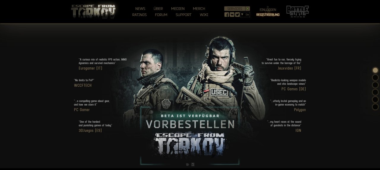 [20/01/2022] Das Spiel gibt es bisher nur über die Website des russischen Entwicklers Battlestate Games.&nbsp;