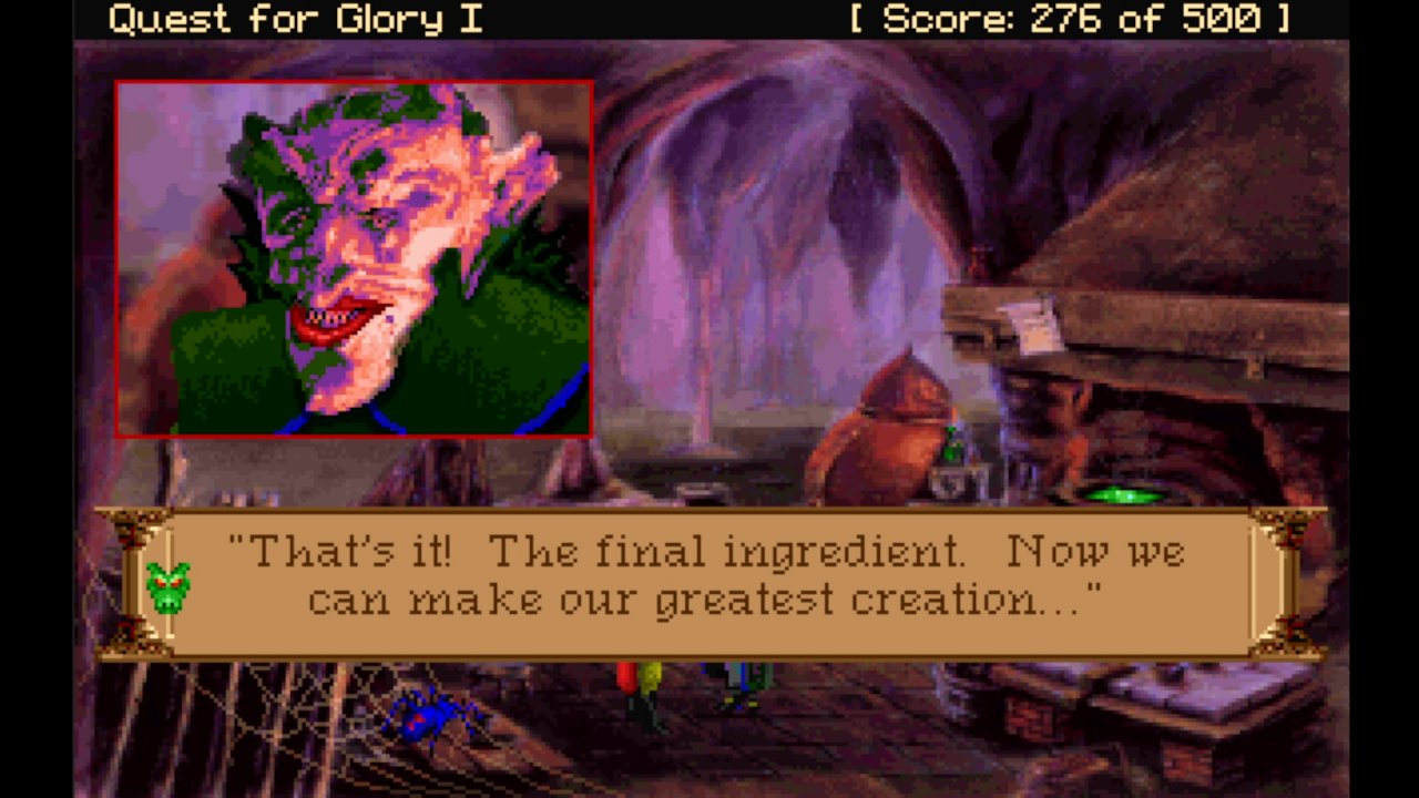 [05/01/2022] Die Hexe Baba Yaga sieht im VGA-Remake um einiges verbeulter und abschreckender aus als in der Ur-Fassung. (VGA-Version) (1)