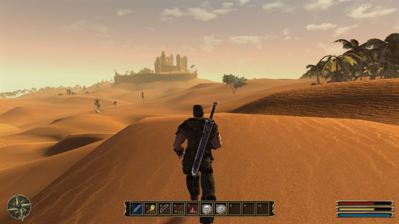 [25/02/2022] Gothic 3 perfektionierte das Fantasy-Design von Piranha Bytes. Hier die Wüste Varant.&nbsp;