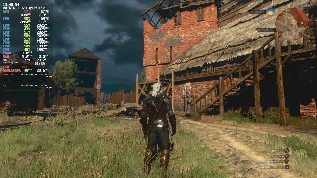 [24/02/2022] Um bei The Witcher 3 spielbare Frameraten zu erreichen, müssen einige Grafikeinstellungen etwas zurück gedreht werden. An HairWorks ist jedenfalls nicht zu denken.