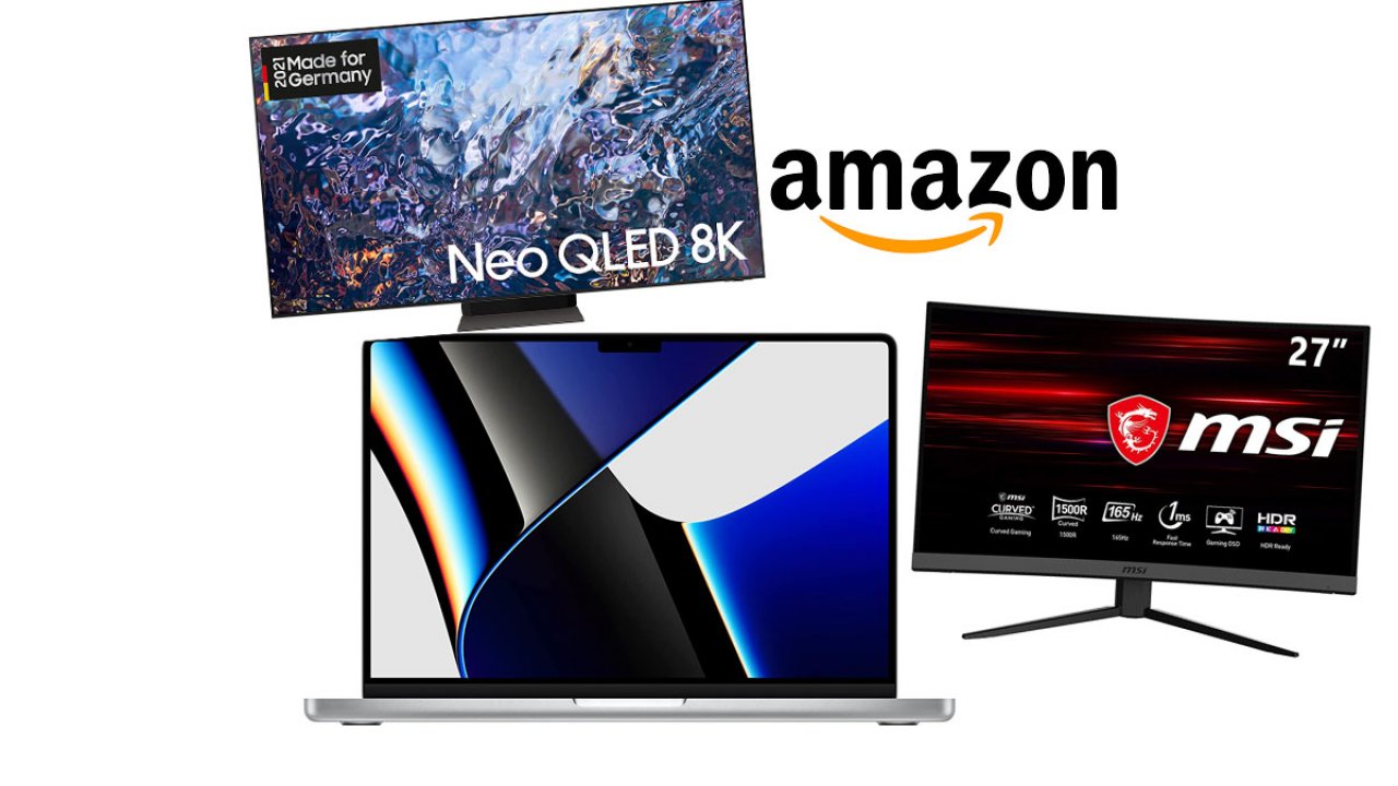 [11/02/2022] Apple, Monitor, Notebook, TV: Tolle Wochenend-Angebote bei Amazon