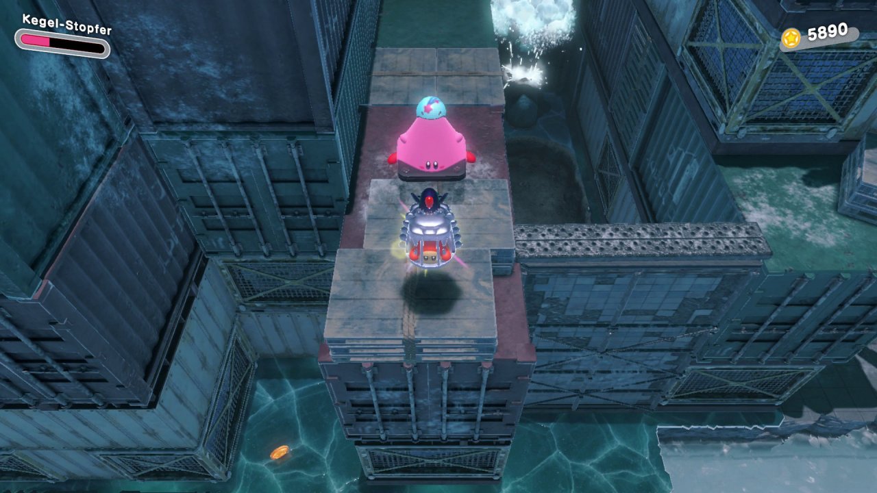 [25/03/2022] Kirby und das vergessene Land: U-Bahnhof auf Eis: Rette die versteckten Waddle Dees (4/4).
