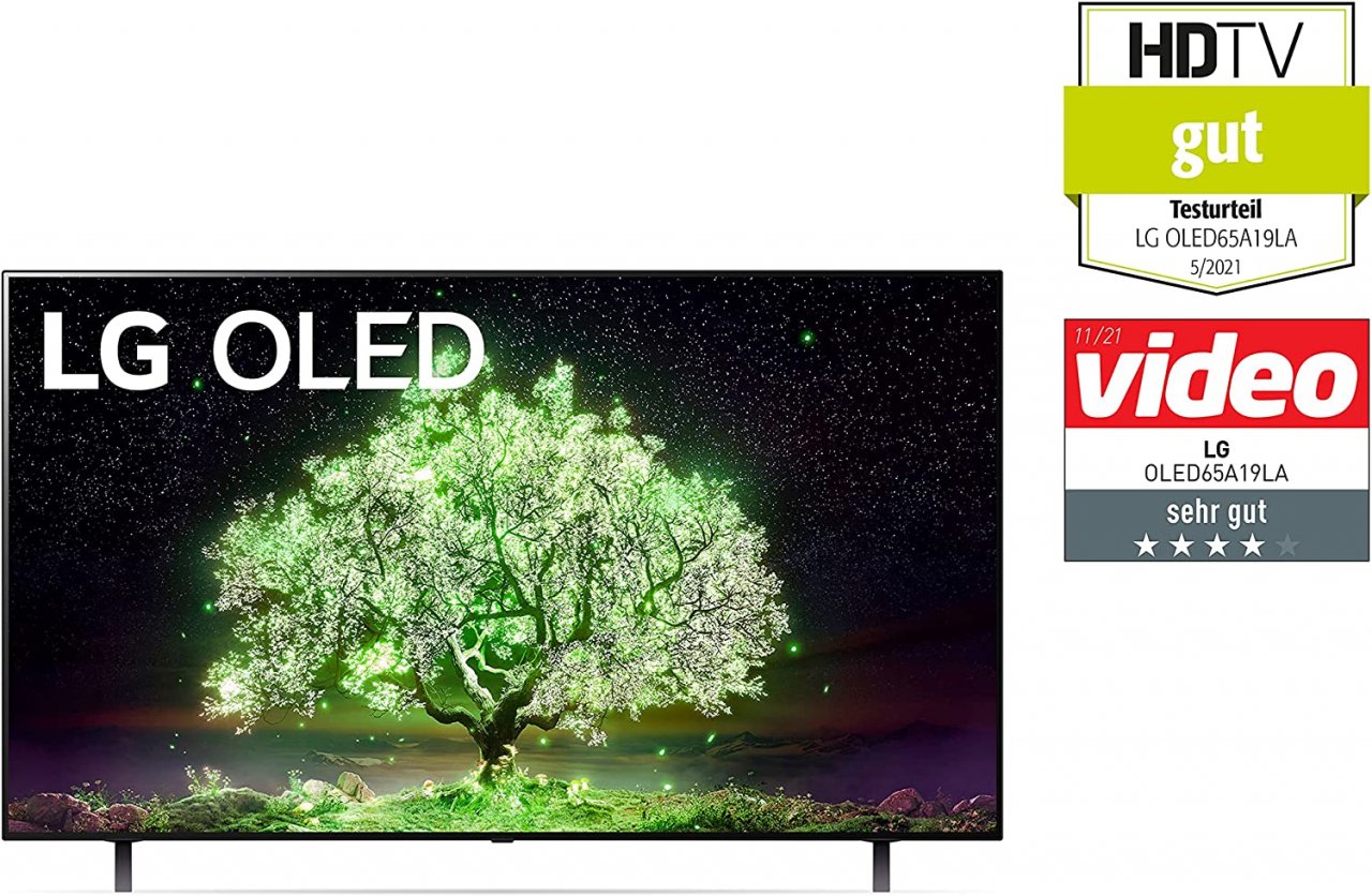 [26/03/2022] Den LG OLED TV (2021) 65A19LA mit 65 Zoll und 4K UHD bietet Amazon jetzt für weniger als die Hälfte des ursprünglichen Preises an.