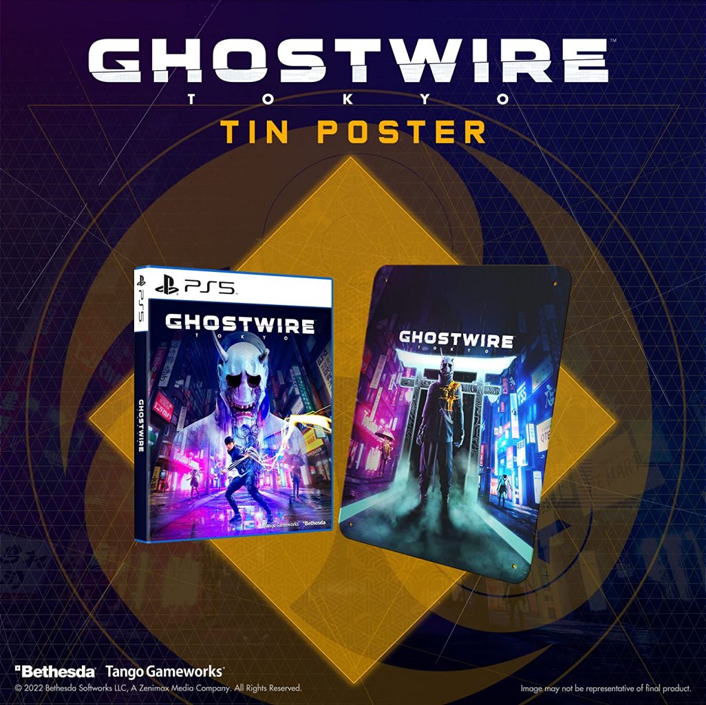 [25/03/2022] Bei Amazon gibt es Ghostwire Tokyo exklusiv mit Metal Plate im Ghostwire-Design.
