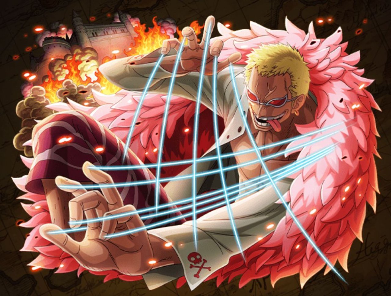 [18/03/2022] Donquixote Doflamingo (auch De Flamingo) dominiert den gewaltigen Dressrosa-Arc in One Piece