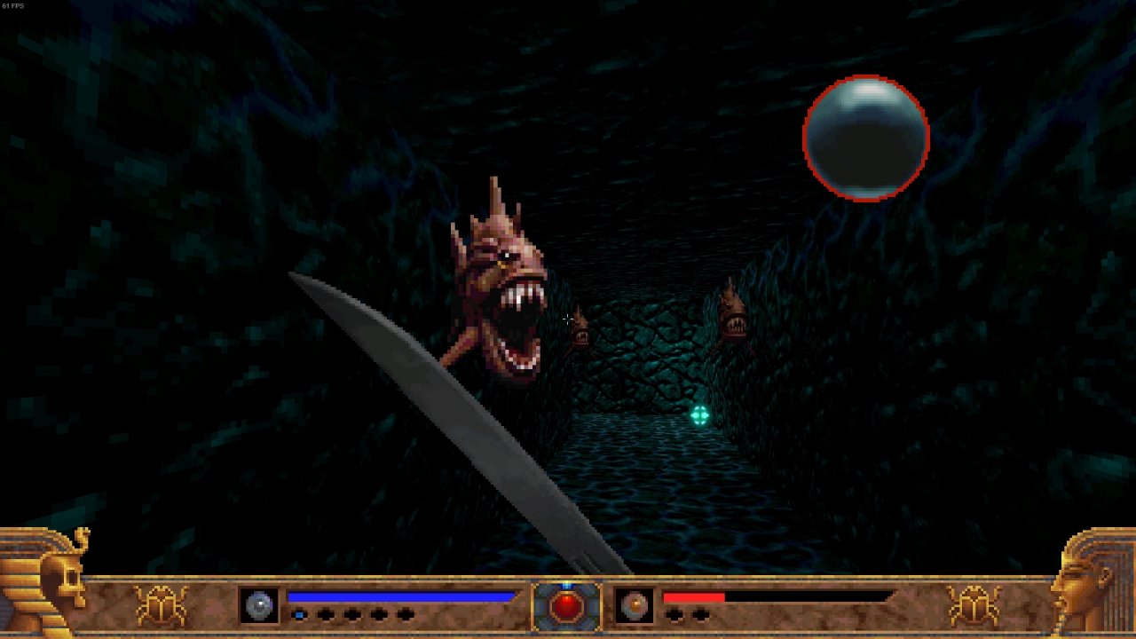[05/03/2022] Auch gelegentliche Tauchgänge stehen auf dem Programm. Für einen Shooter aus der Zeit bot Powerslave ungewöhnlich viel Erkundung.