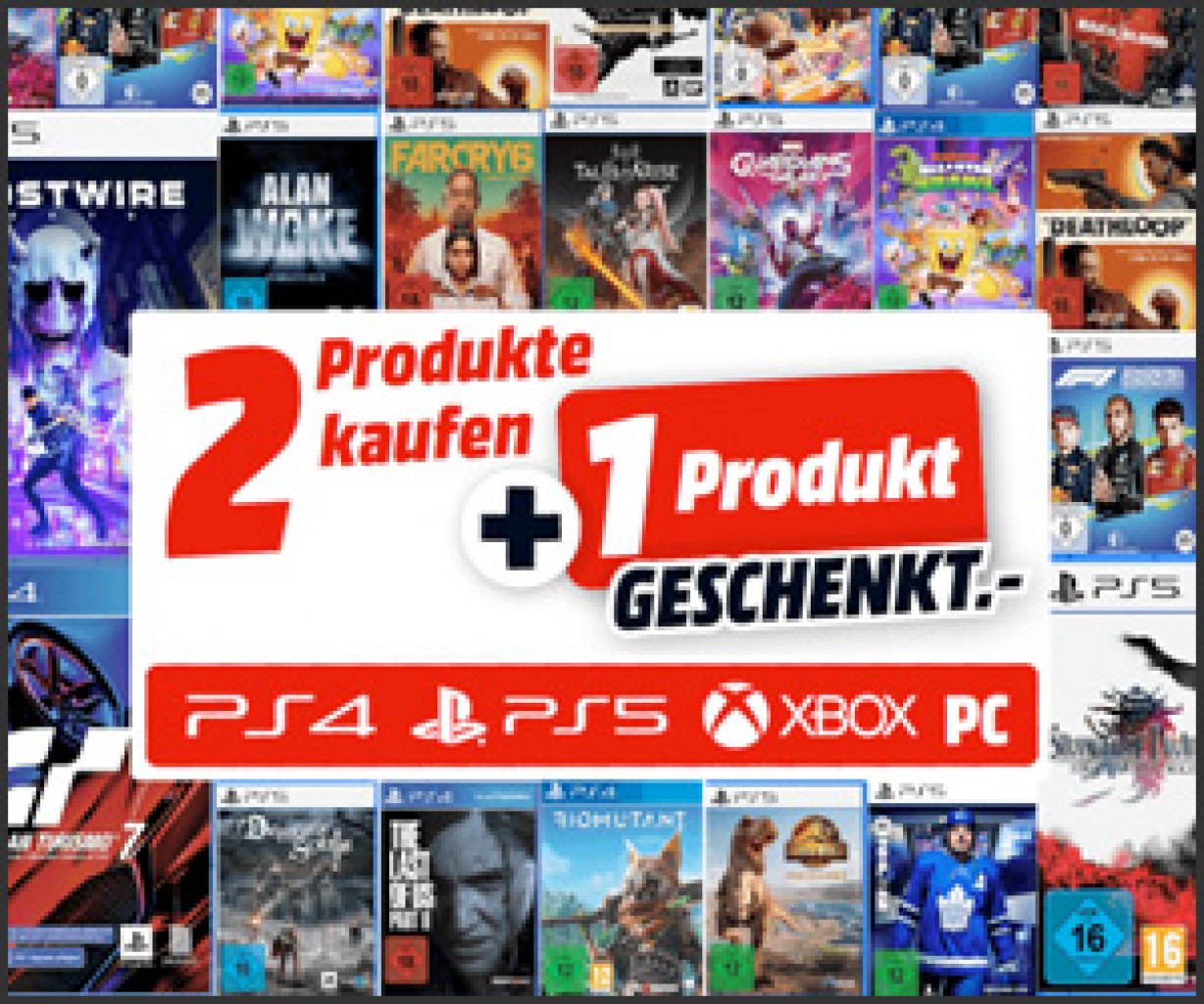 [06/04/2022] 3 für 2-Aktion: 2 Spiele kaufen + 1 Spiel geschenkt bekommen.