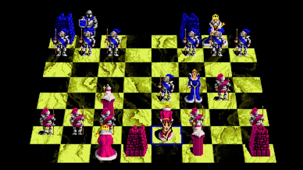 [05/04/2022] Battle Chess – So macht Schachlernen gleich doppelt Spaß: Wenn eine Figur die andere schlägt, folgt eine mitunter erfrischend brutale Comic-Animation des Vorgangs. Wer alle Kombinationen gesehen hat, kann das auch einfach abschalten. Habe ich nie gemacht. &nbsp;