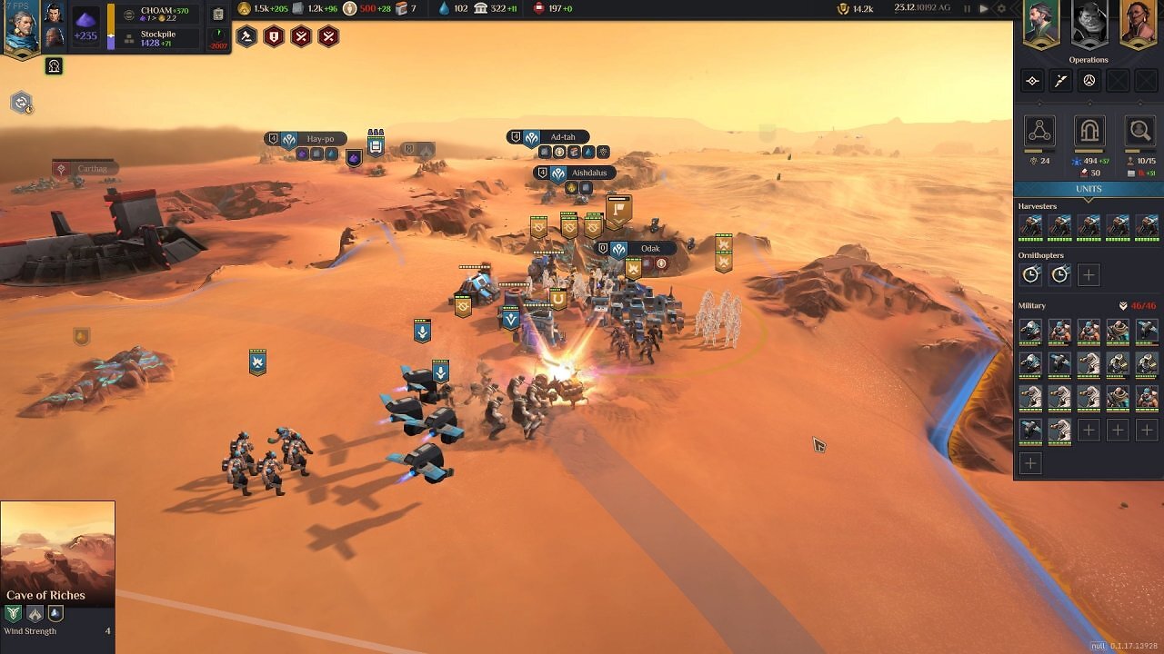 [28/04/2022] Dune: Spice Wars: Höhen und Tiefen der Strategie-Hoffnung