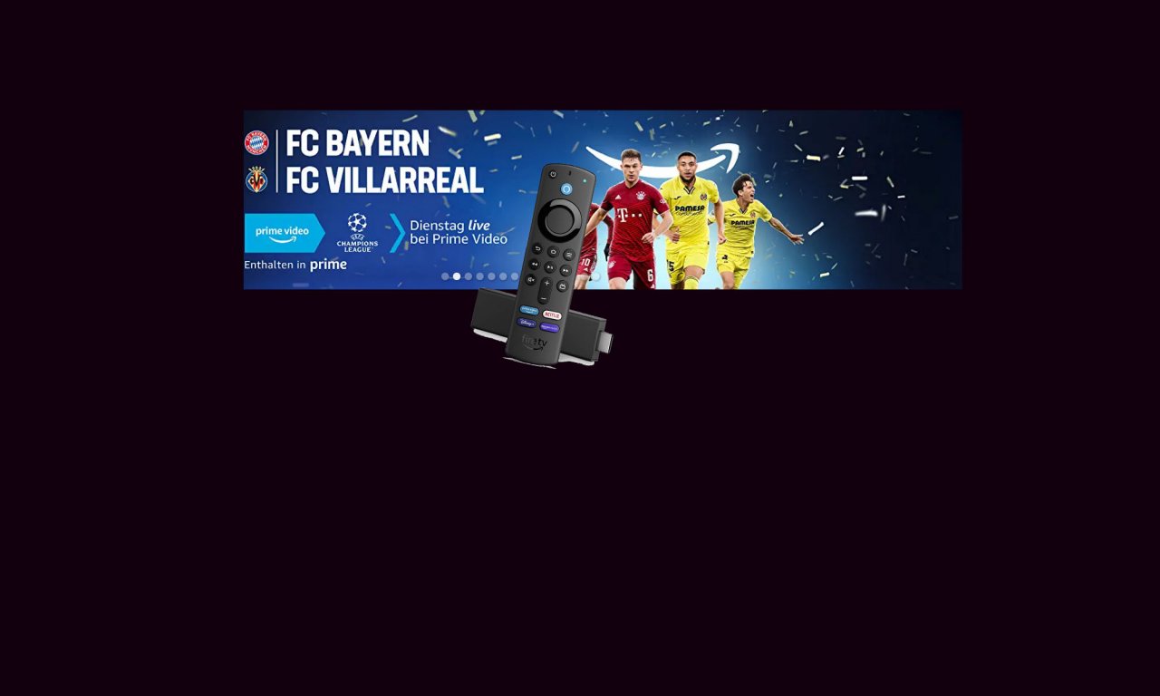 [12/04/2022] Vor Bayern-Spiel auf Prime Video: Amazon verramscht Fire TV Stick + Prime für die Hälfte