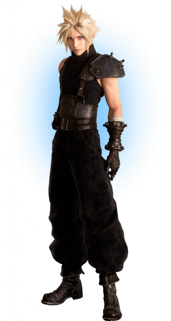 [27/04/2022] Ursprünglich sollte Cloud für das Remake umdesignt werden, doch schlussendlich entschied man sich dagegen und so blieb sein Aussehen, trotz eines großen grafischen Sprungs, relativ ähnlich. Mit den neuen technischen Möglichkeiten, bekommen wir allerdings detailliertere Materialien und realistischere Proportionen.