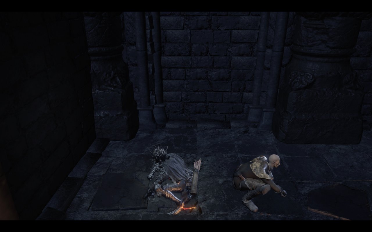 [30/04/2022] Slav Souls: Patches' charakteristische Hocke ist, neben der zwielichtigen Visage und seiner Bewaffnung, festes Element des Figuren-Designs. In den neueren Spielen können wir die Geste freischalten, wenn wir seinen Questlines folgen.&nbsp;