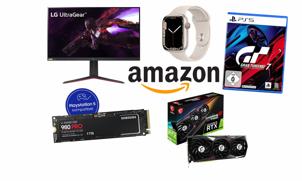 [07/05/2022] PC/PS5-SSD, Gaming-Monitor, RTX-Grafikkarte: Mega-Rabatte zum Finale der Amazon Gaming Week