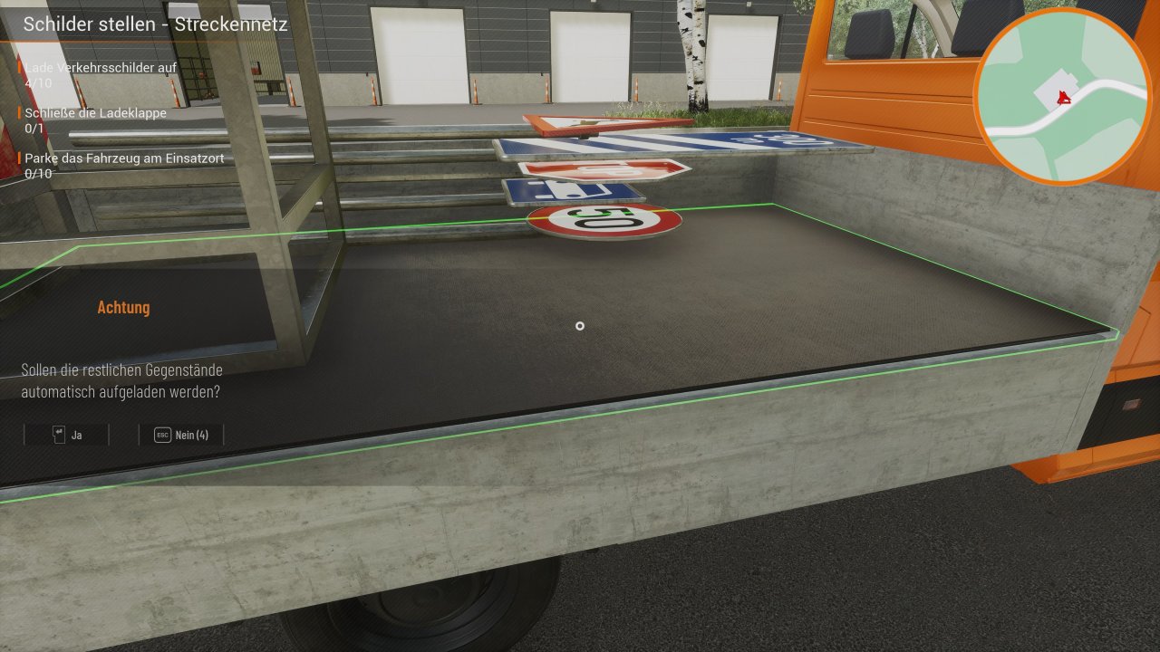 [02/05/2022] Ingame-Aufgaben, die so langweilig sind, dass das Spiel sie euch lieber abnimmt: Willkommen beim Straßenmeisterei Simulator.