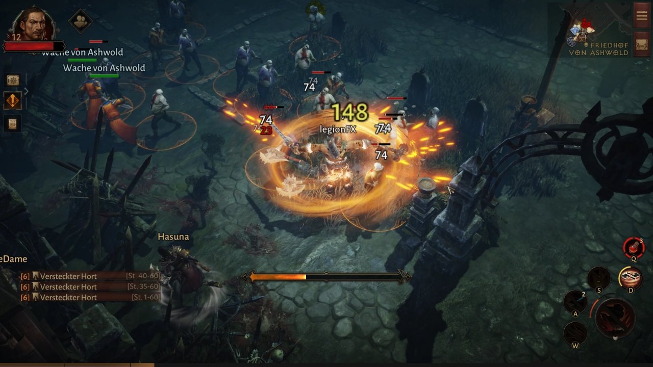 [15/06/2022] Der Wirbelwind des Barbaren ist ähnlich schick umgesetzt wie in Diablo 3.
