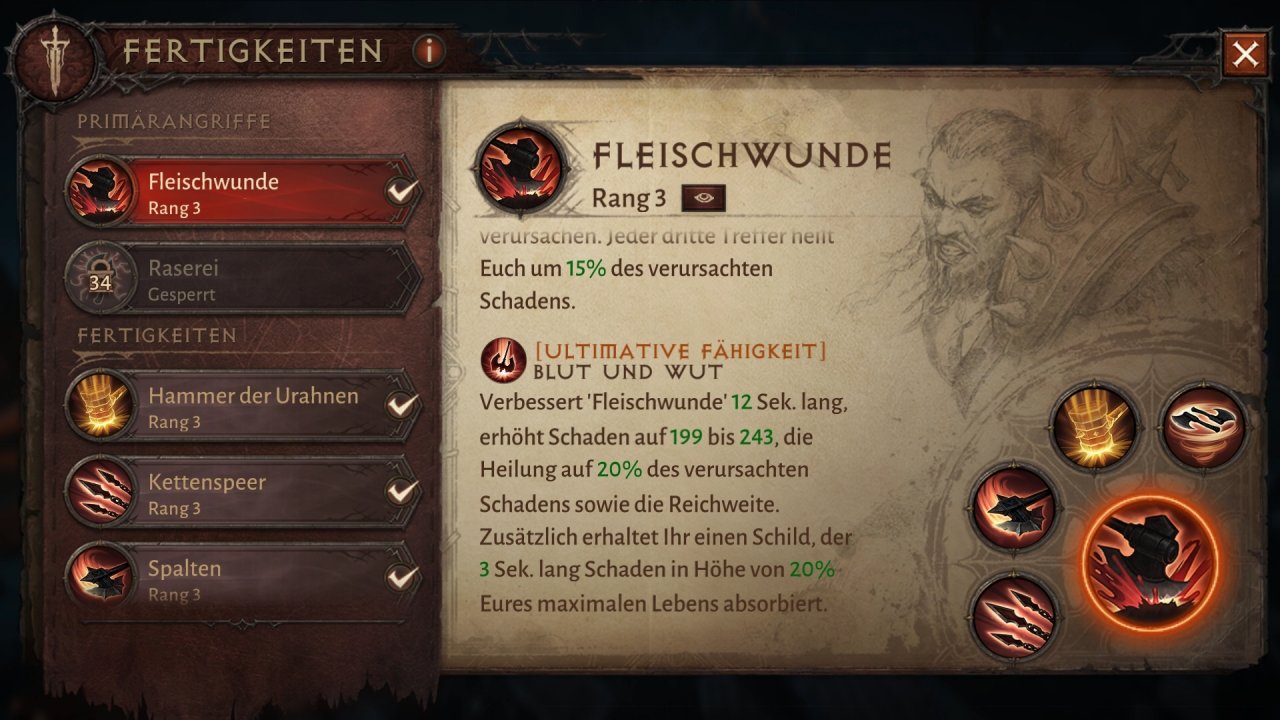 [15/06/2022] Das Talentesystem fällt leider sehr simpel aus.