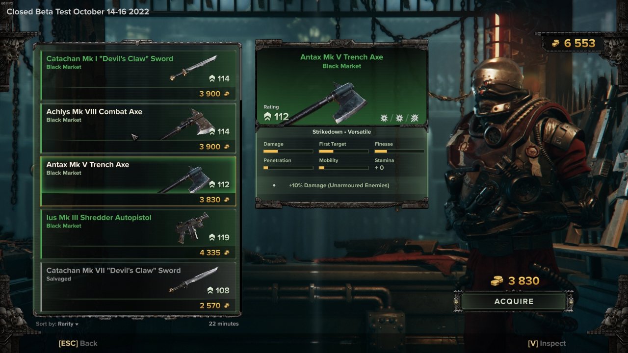 [11/11/2022] Darktide: Screenshots aus der Closed Beta&nbsp;