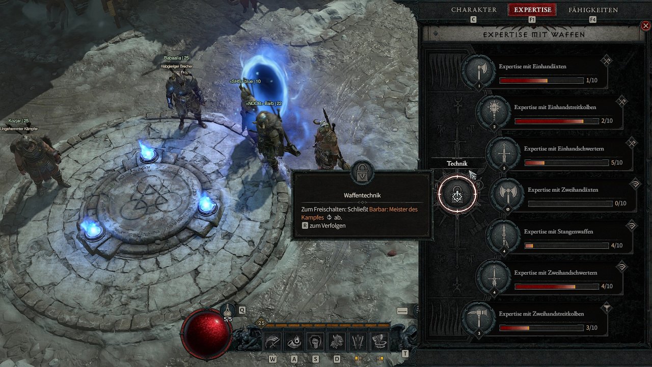 Diablo 4 ist im Kern ein MMO, hin und wieder begegnet ihr anderen Spielern.
