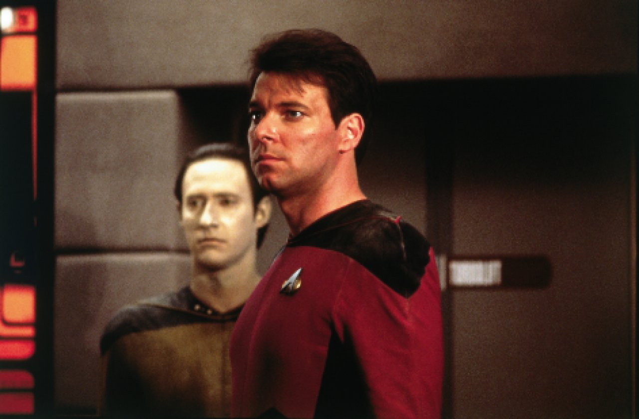 Star Trek-Legende Jonathan Frakes als Commander Riker in The Next Generaton