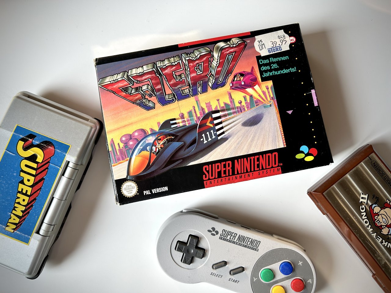 Die Original-Box von F-Zero.