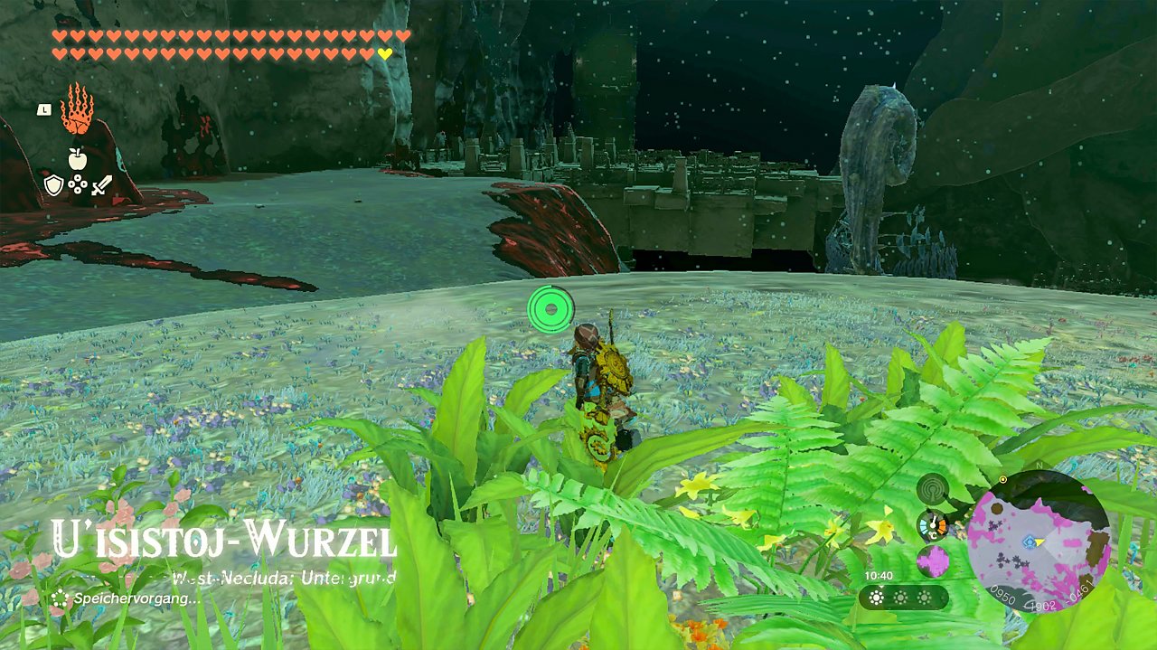 Blick auf eine unterirdische Fabrik in The Legend of Zelda: Tears of the Kingdom