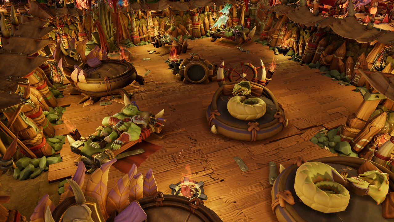 [10/11/2023] Das kennen wir sein Dungeon Keeper: Im Schlafsaal erholen sich unsere Kreaturen.