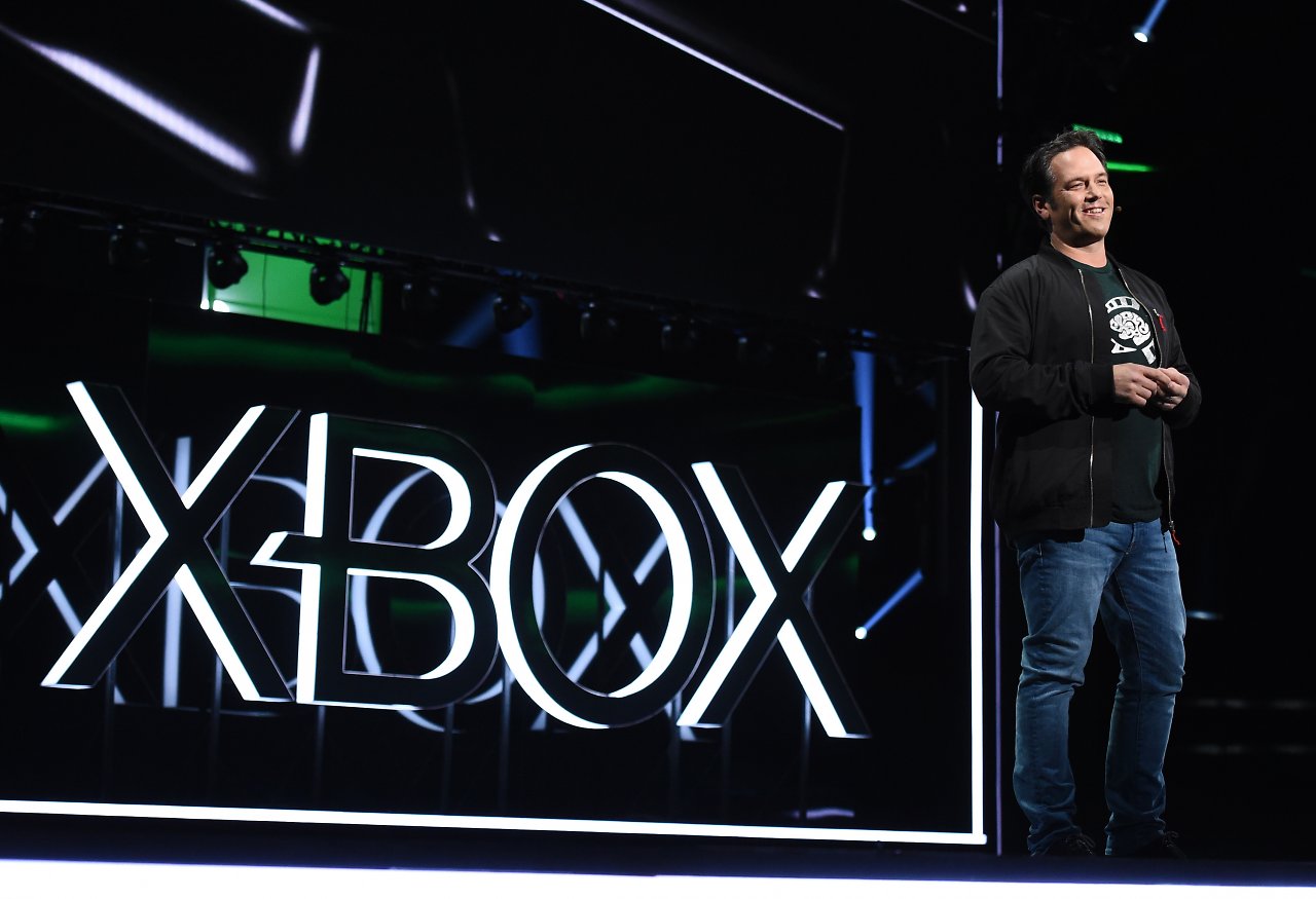 Phil Spencer auf der Bühne