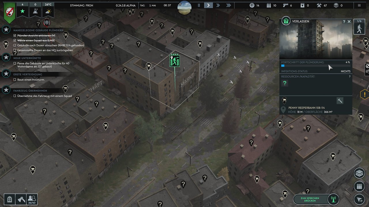 Der Pennymarkt auf der Reeperbahn im Spiel Infection Free Zone