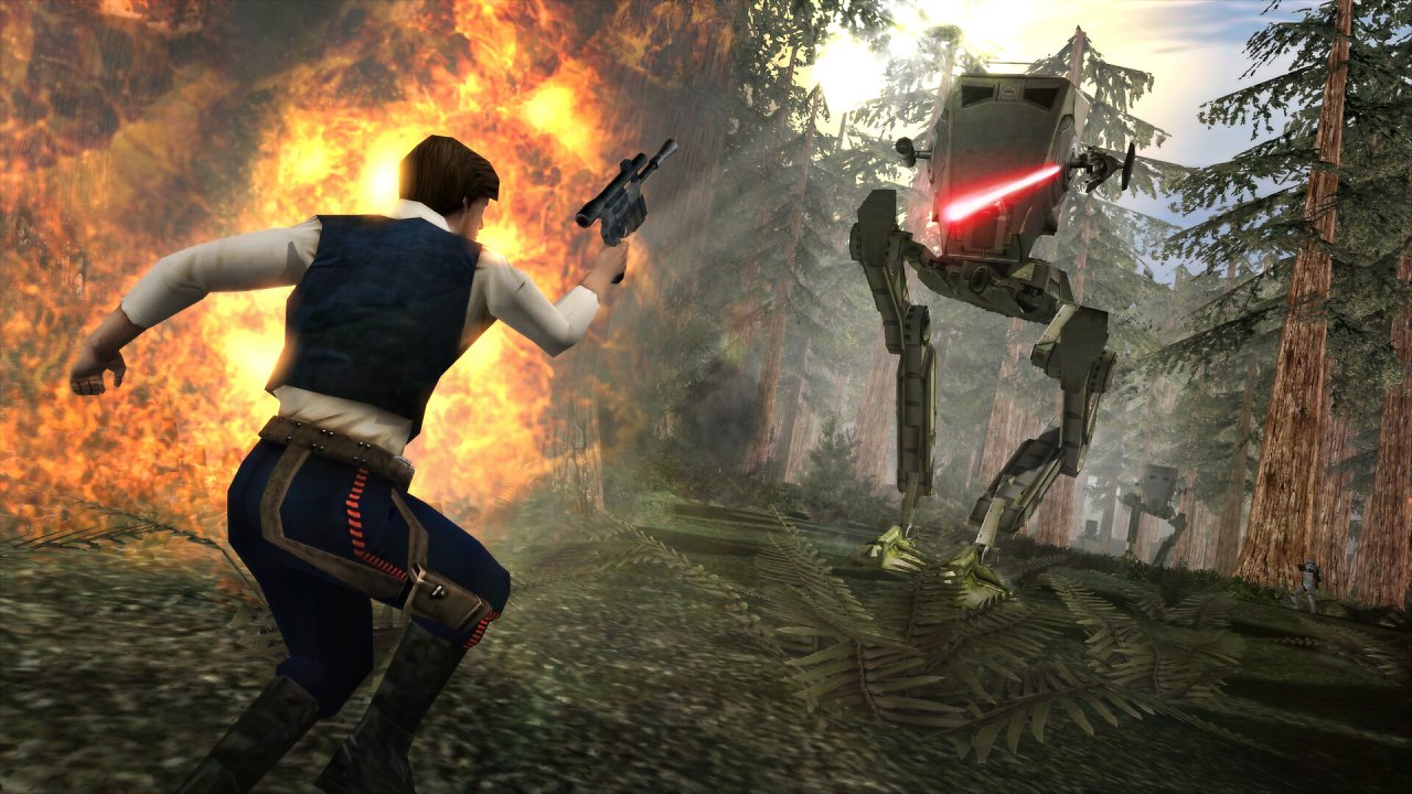 Han Solo vs. AT-AT