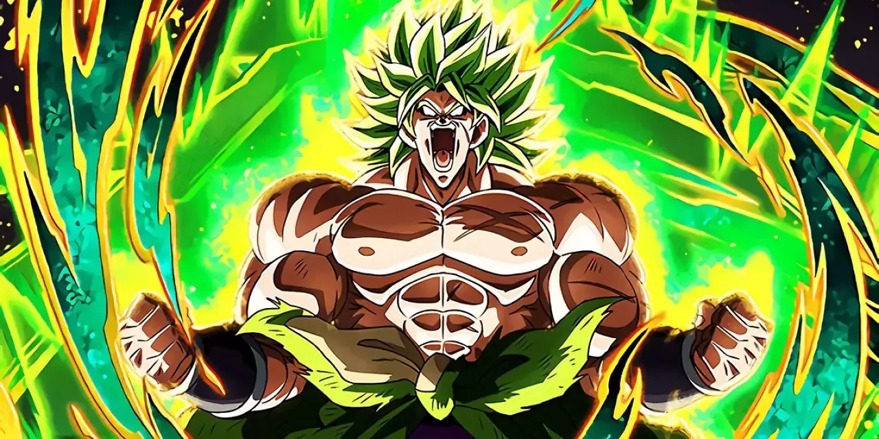 Broly aus Dragon Ball flippt aus.