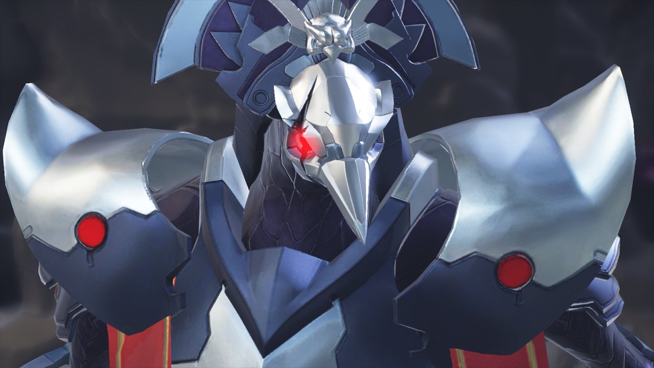 Der Chozo-General Raven Beak schaut grimmig.