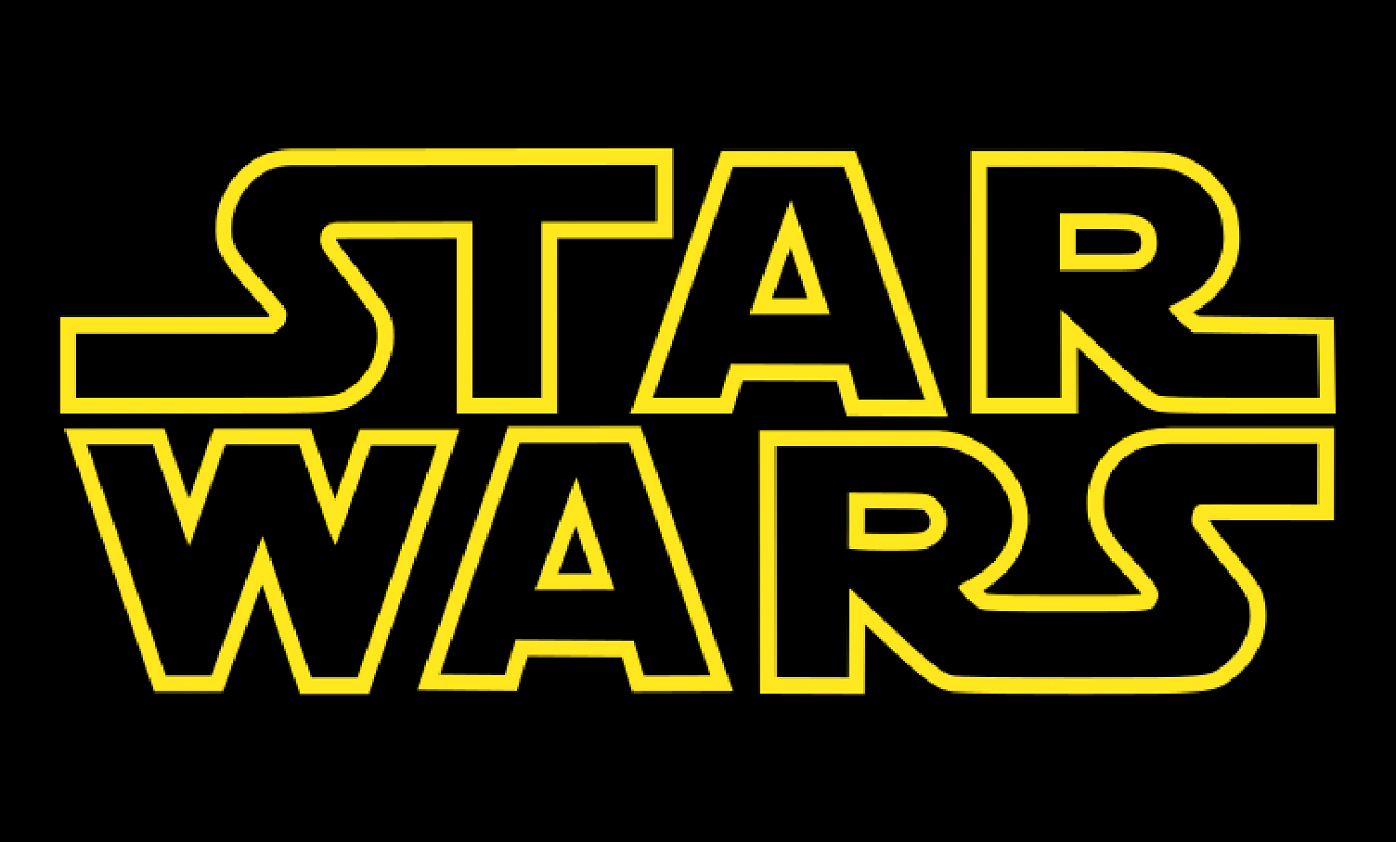 Das legendäre Logo von Star Wars.