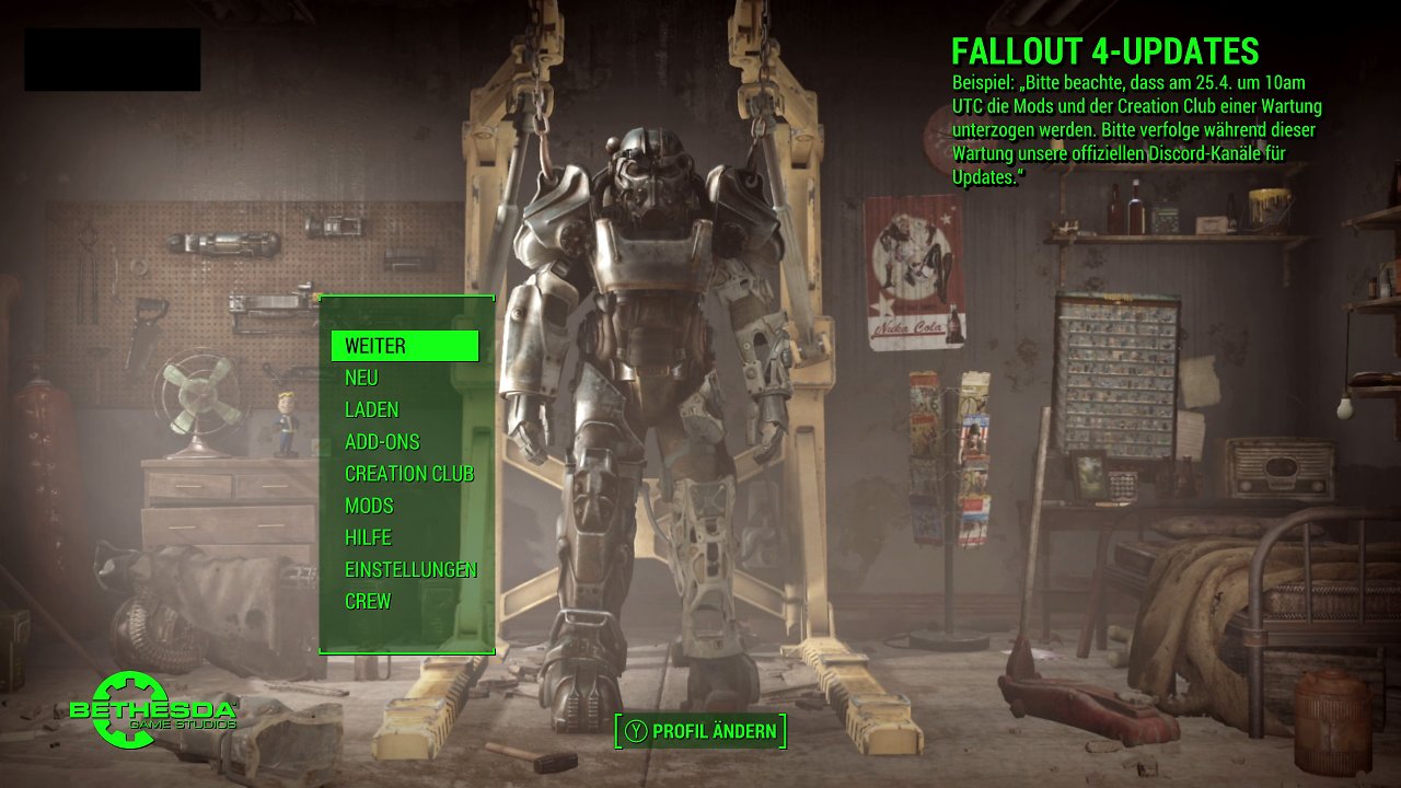 Fallout 4 Next Gen Update Uhrzeit