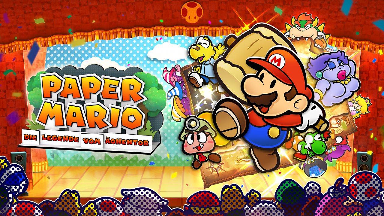 Das Key Artwork von Paper Mario: Die Legende vom Äonentor für Nintendo Switch