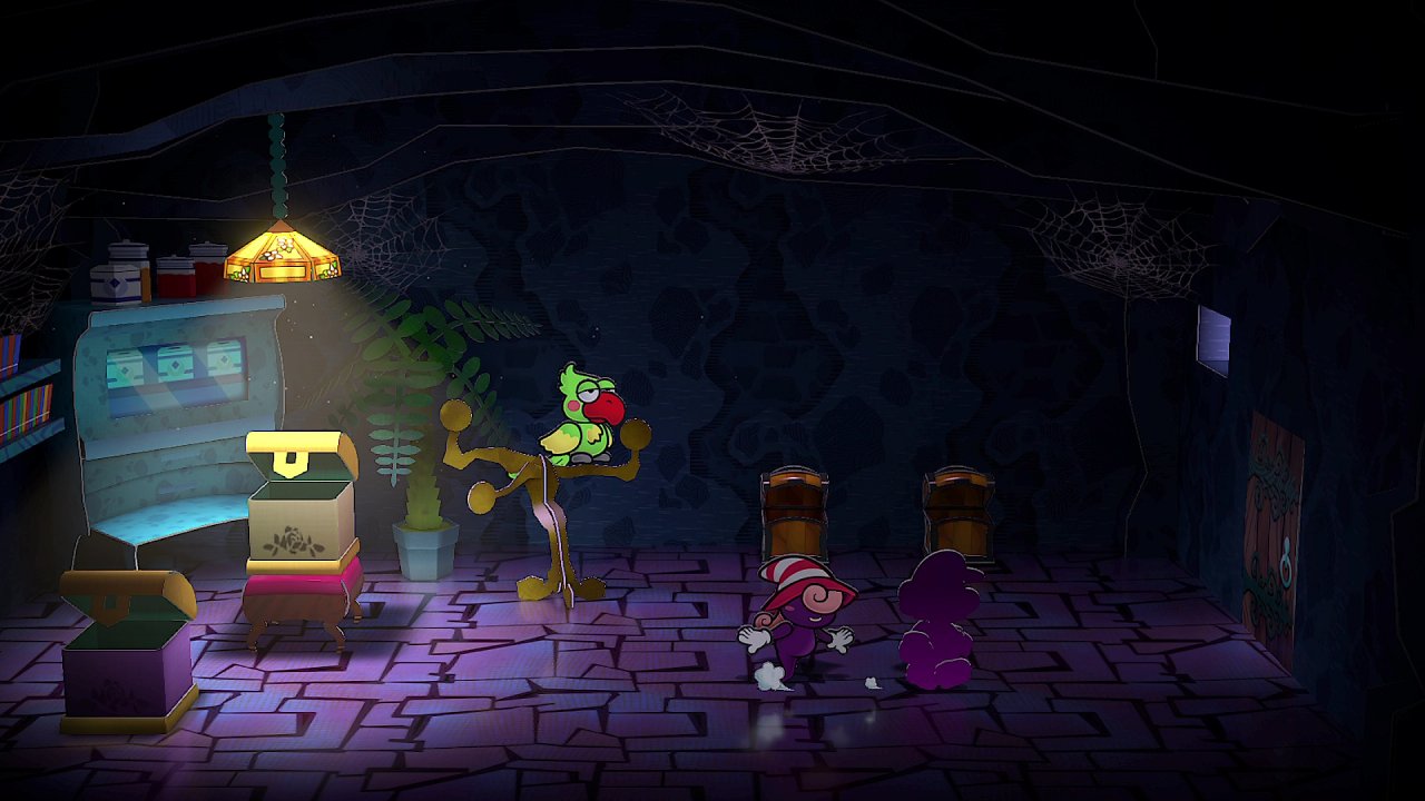 Papagei in Paper Mario Switch