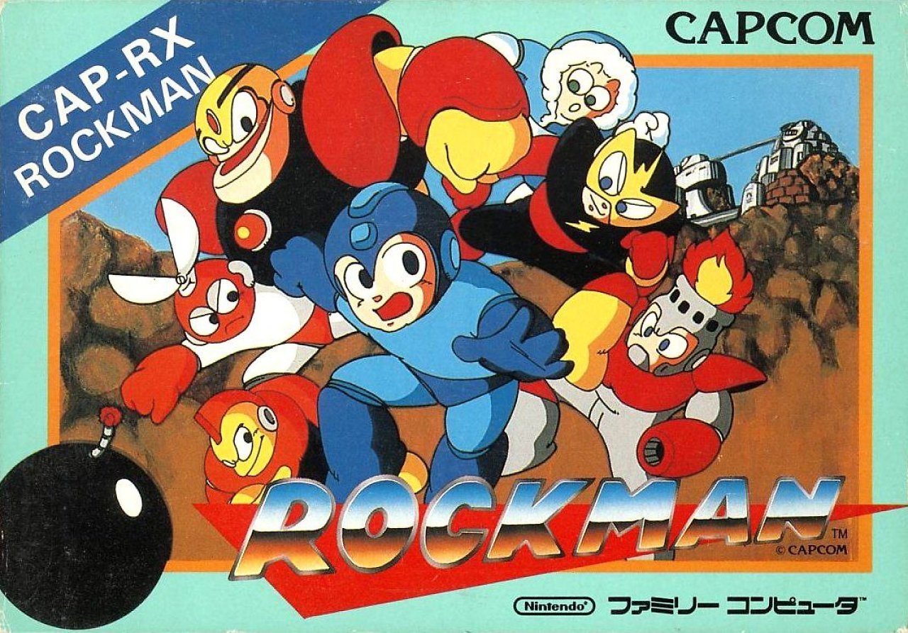 Mega Man japanisches Covermotiv