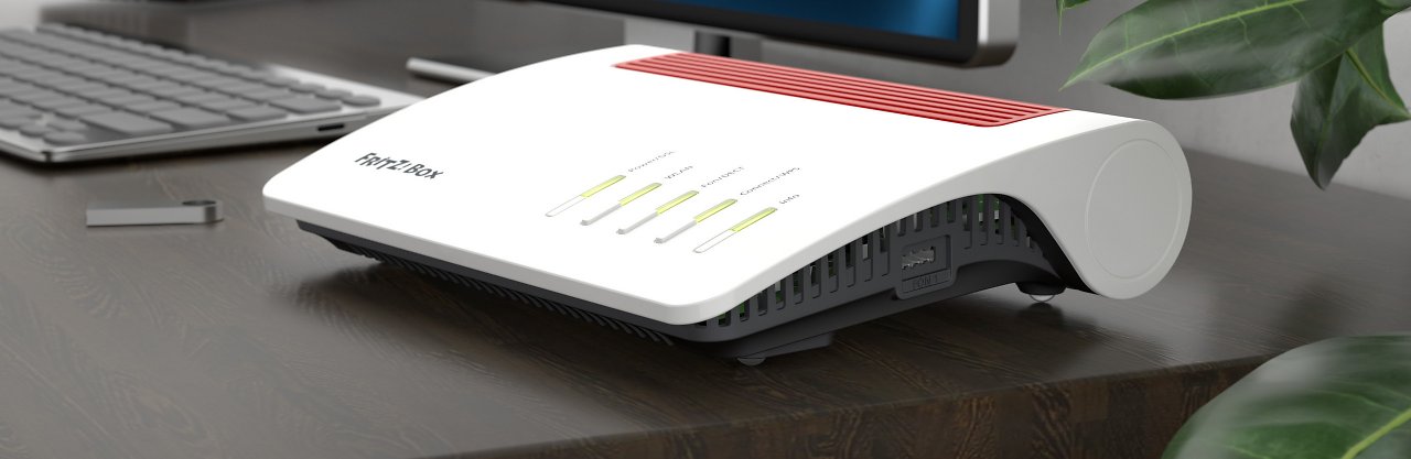 Der DSL-Router FritzBox 7590 AX vom deutschen Hersteller AVM