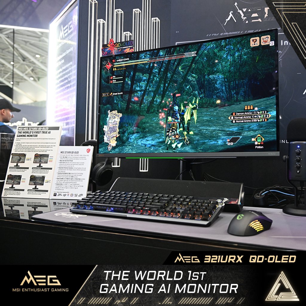 MSI KI-unterstützter Monitor