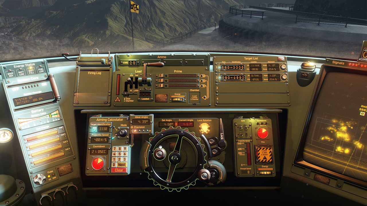 [25/06/2024] Über das Cockpit führen wir präzise Angriffe aus, indem wir all die Tasten, Hebel, Knöpfe und Schalter nach besten Wissen und Gewissen bedienen.