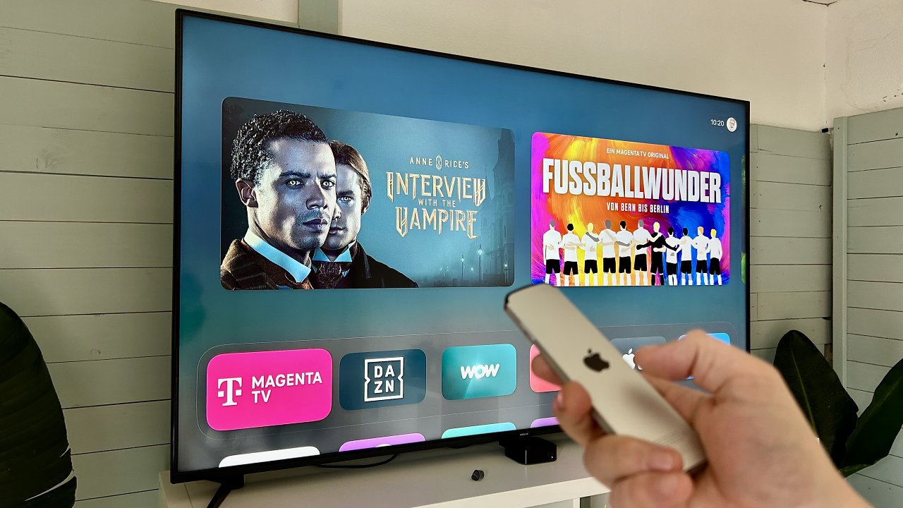 MagentaTV über die Apple TV-Box schauen.