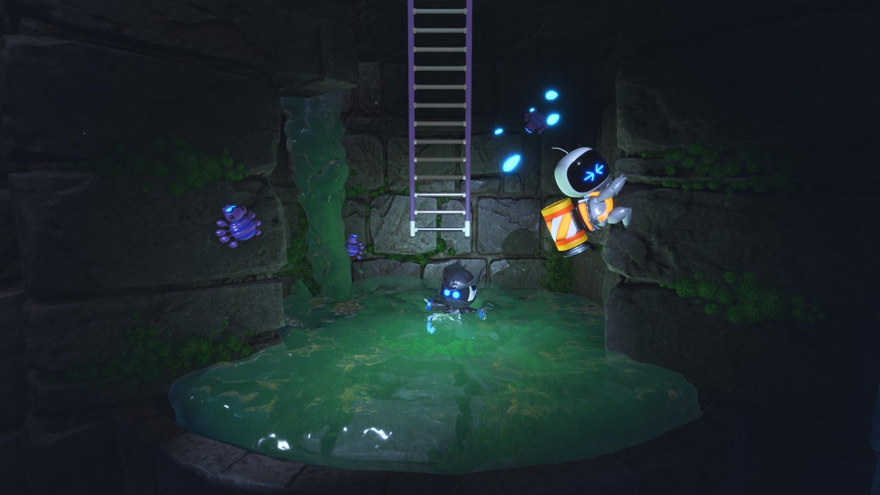 Astro Bot rettet einen anderen Bot
