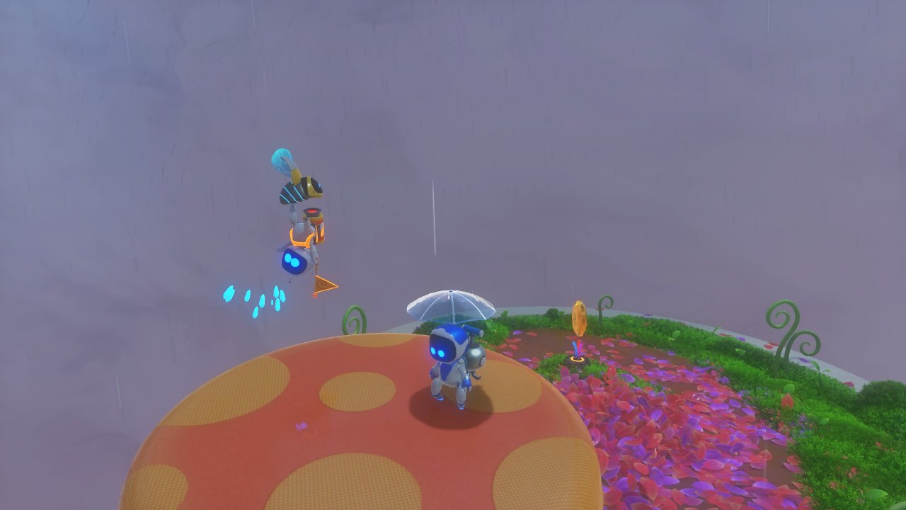 Astro Bot rettet einen anderen Bot
