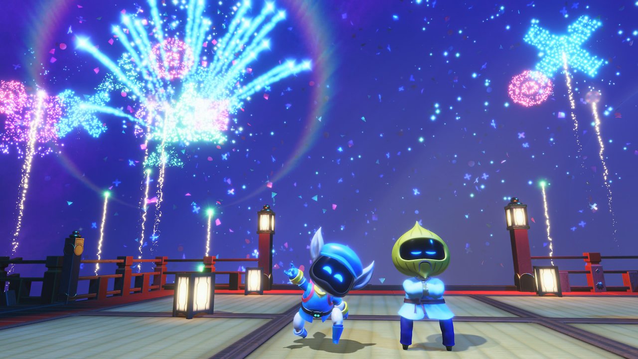 Astro Bot rettet einen anderen Bot