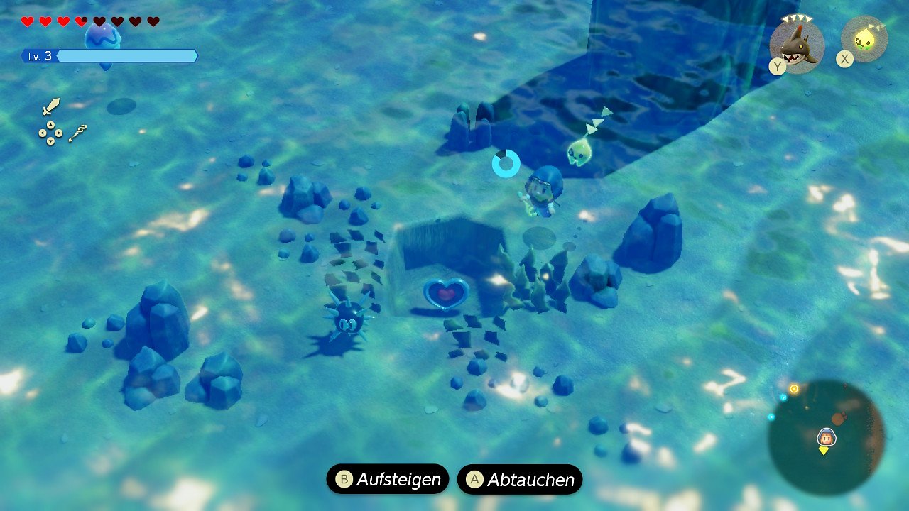 Zelda Echoes of Wisdom Herzteil Jabu Bombe