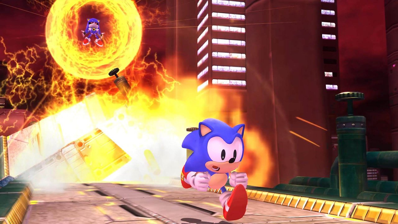 Sonic gegen Metal Sonic
