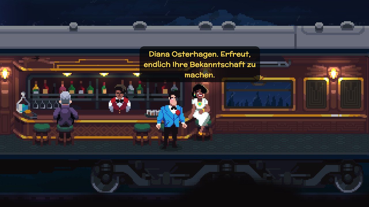Arthur lernt Diana kennen in Loco Motive.