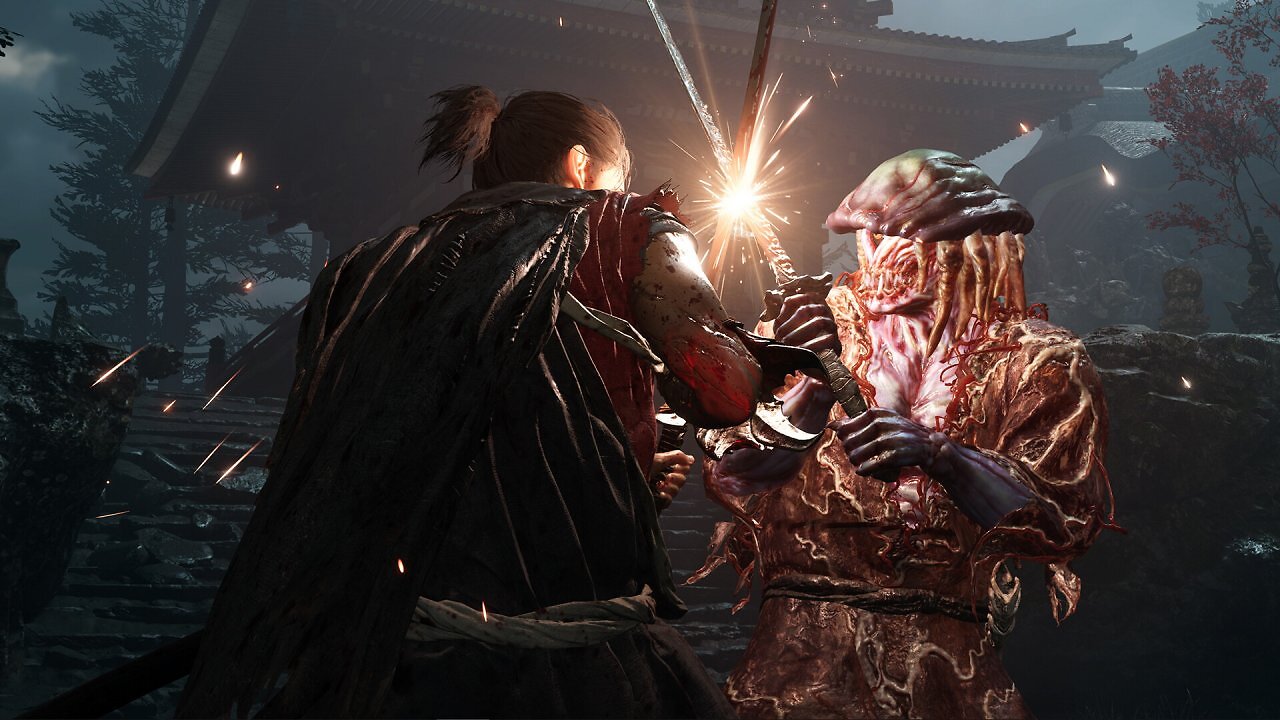 [13/12/2024] Paraden sind ein großer Teil von Onimusha, deswegen sprühen dabei auch Funken, als gäbe es kein Morgen. Aber wie wir es von Capcom kennen: Ohne Treffer-Feedback geht nix!