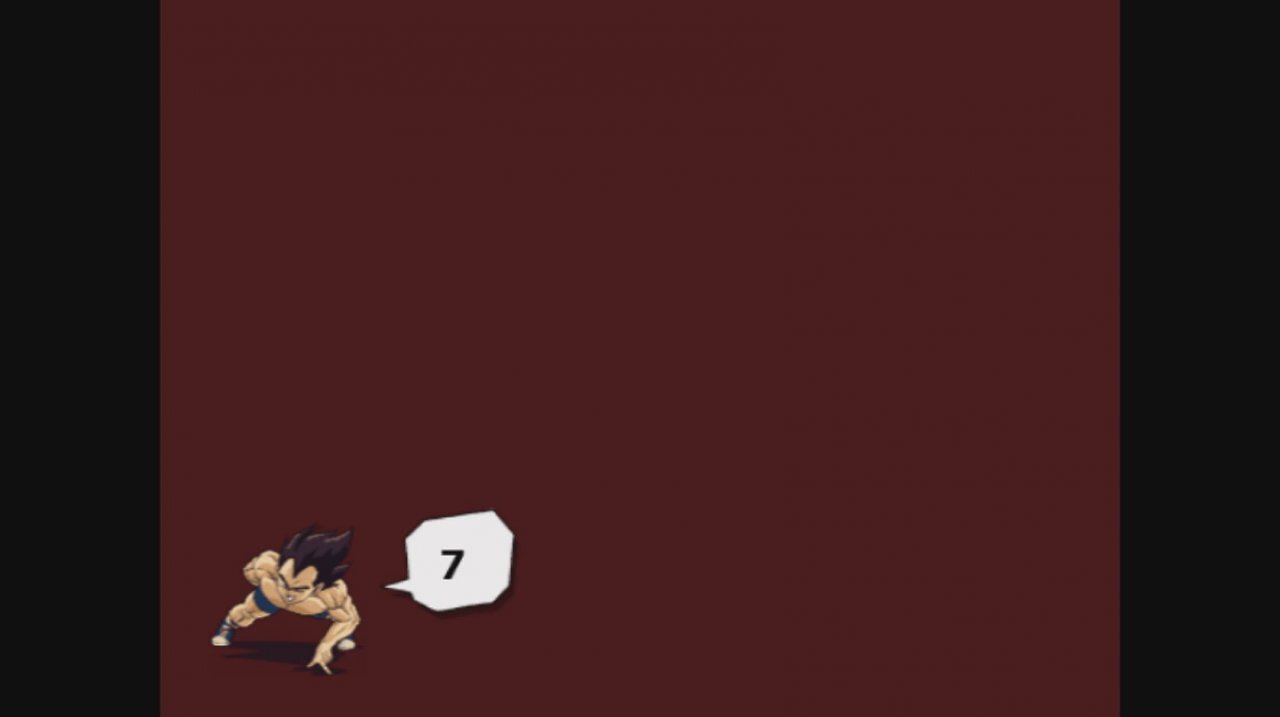 Ein Ladebildschirm aus Dragon ball z 3.
